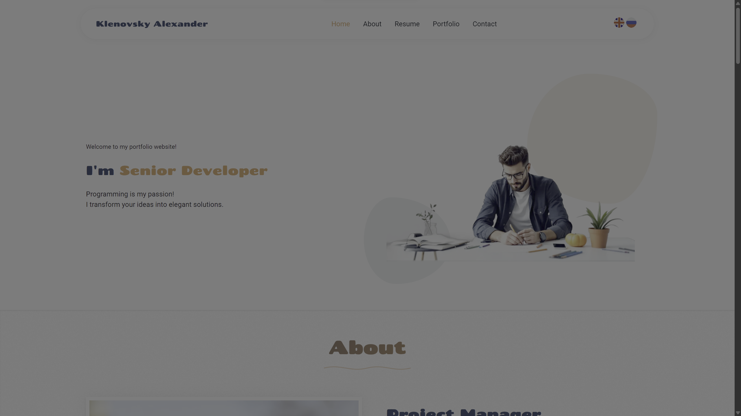 Creative Portfolio Website